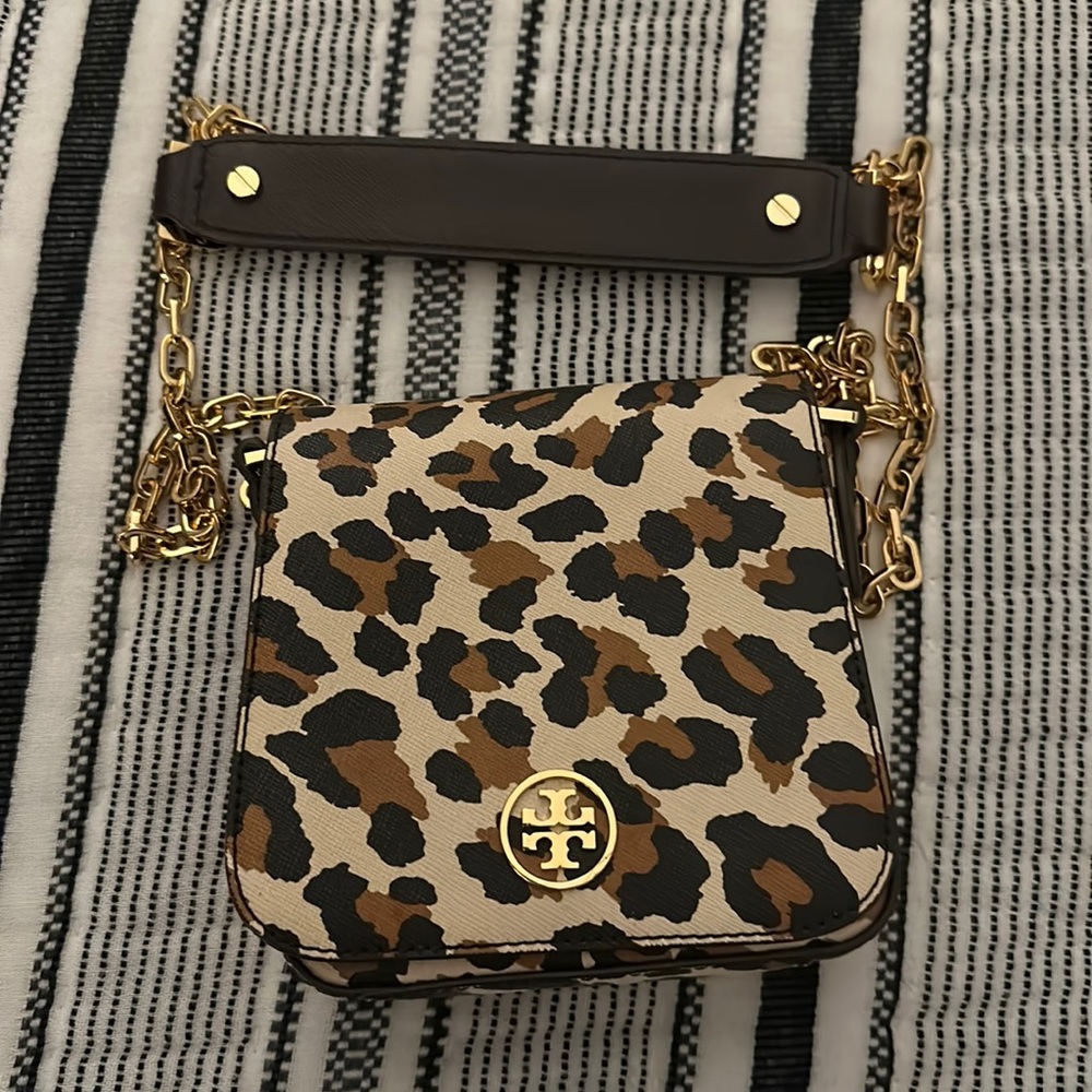 Tory Burch Leopard purse